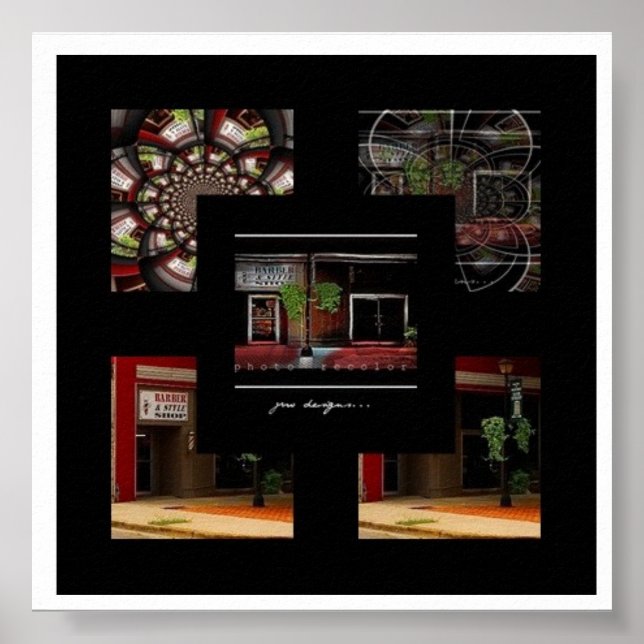 Bank Street Collection-The Barber Shop Poster (Framsidan)