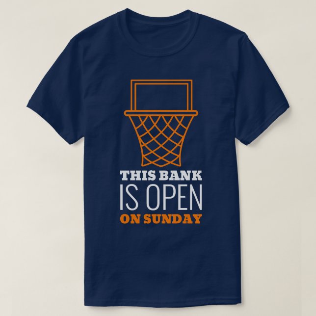 Banken är öppen i Söndag T Shirt (Design framsida)