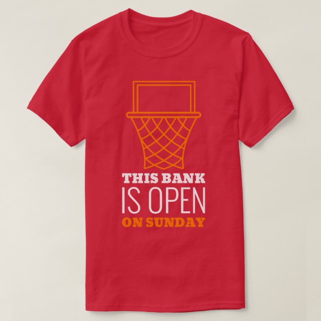 Banken är öppen i Söndag T Shirt (Design framsida)