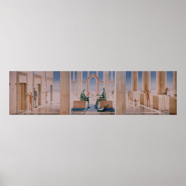 Bankens legitimitet 1989 poster (Framsidan)