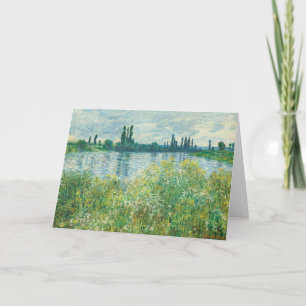 Banker av floden Seine av Monet Kort