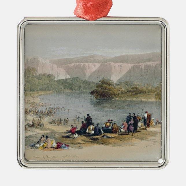 Banker av Jordanien Julgransprydnad Metall (Framsidan)