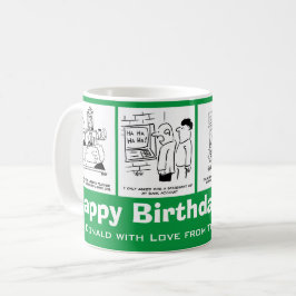 Banker, Bankers & Banking Tecknader. Funny Kaffemugg