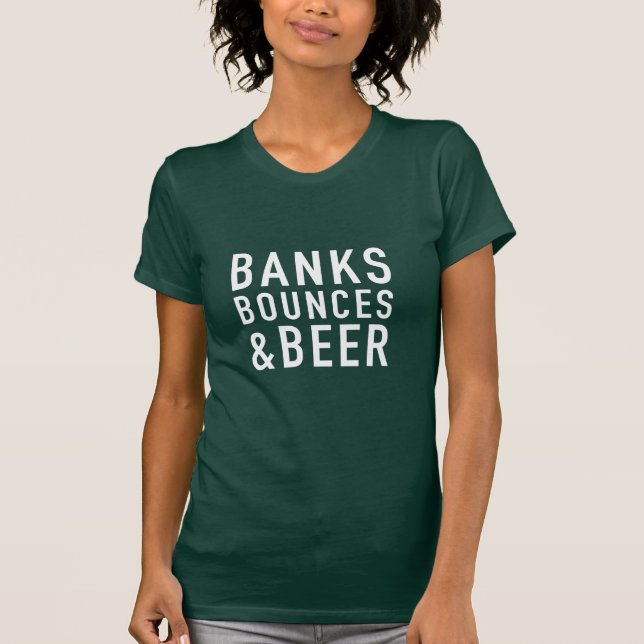 Banker & Beer Jersey T-shirt (Framsida)