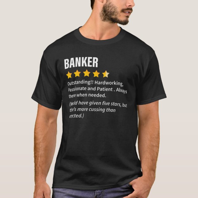 Banker Definition Tee Funny Banker Cool Idea (Framsida)