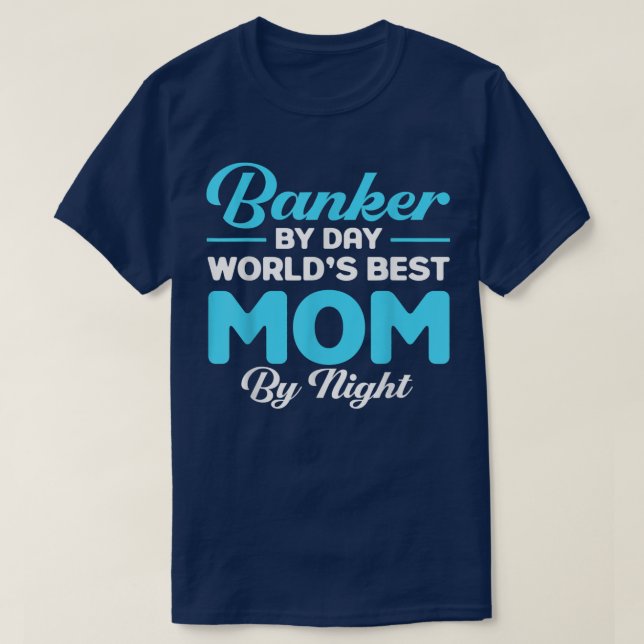 Banker efter dagstidning Bästa Mamma efter natt, B T Shirt (Design framsida)