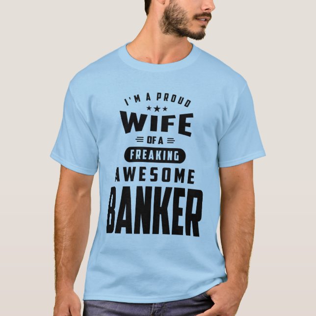 Banker Gift Funny Job Title Professor T Shirt (Framsida)
