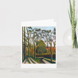 Banker i Biè vre | Henri Rousseau | Kort