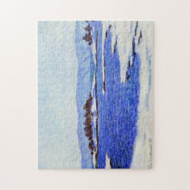 Banker i fjorden vid Christiania Monet Fine Art Pussel