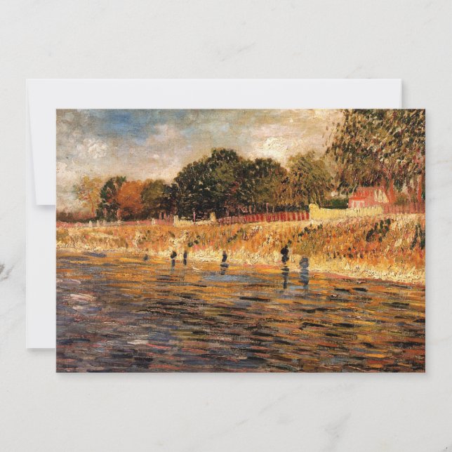 Banker i Seine av Vincent van Gogh (Framsida)
