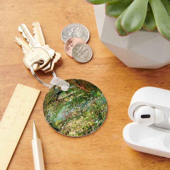 Banker i Seine, Pont de Clichy av Vincent van Gogh Nyckelring (Skrivbord)