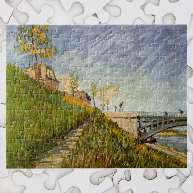 Banker i Seine, Pont de Clichy av Vincent van Gogh Pussel (Skapare uppladdad)