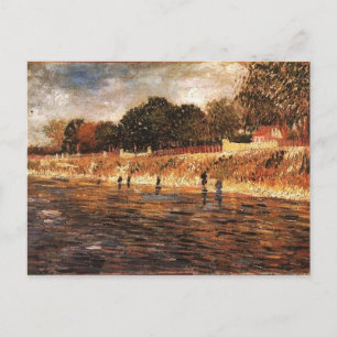Banker i Seine, Vincent van Gogh Vykort