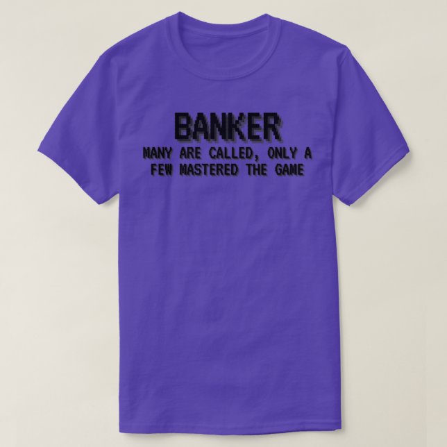 Banker många kallas bara för några få mastade Gam T Shirt (Design framsida)