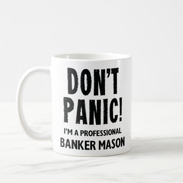 Banker Mason Coffee Mugg Gift (Vänster)