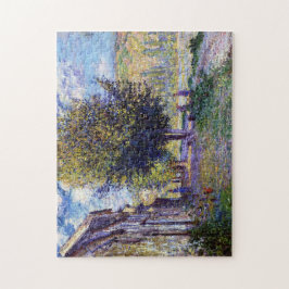 Banker på Seine vid Lavacourt Monet Fine Art Pussel