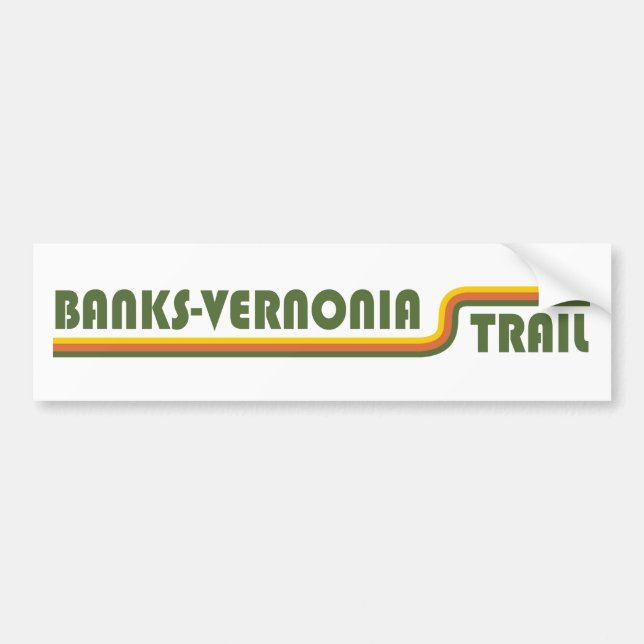 Banker-Vernonia Trail Bildekal (Framsidan)