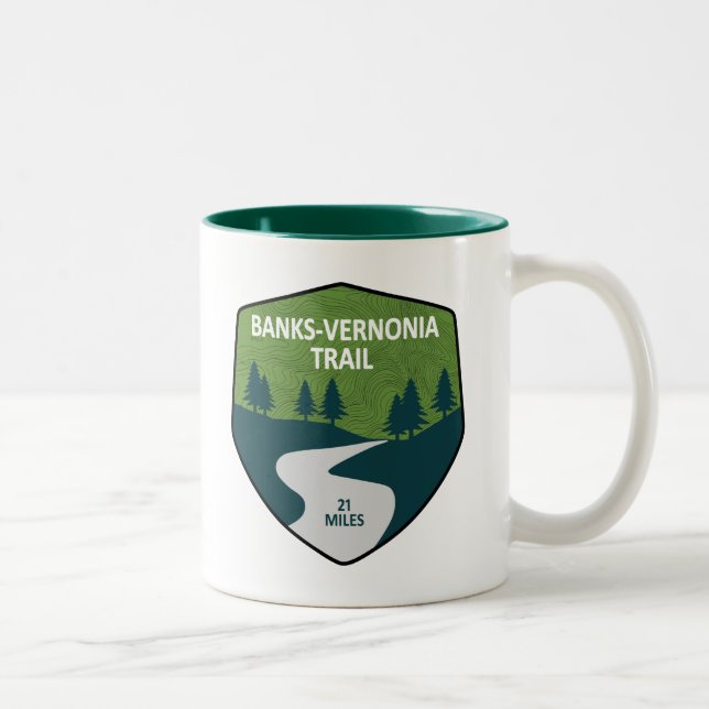 Banker-Vernonia Trail Två-Tonad Mugg (Höger)