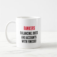 Bankers balanseringsskämt och konton med finesser