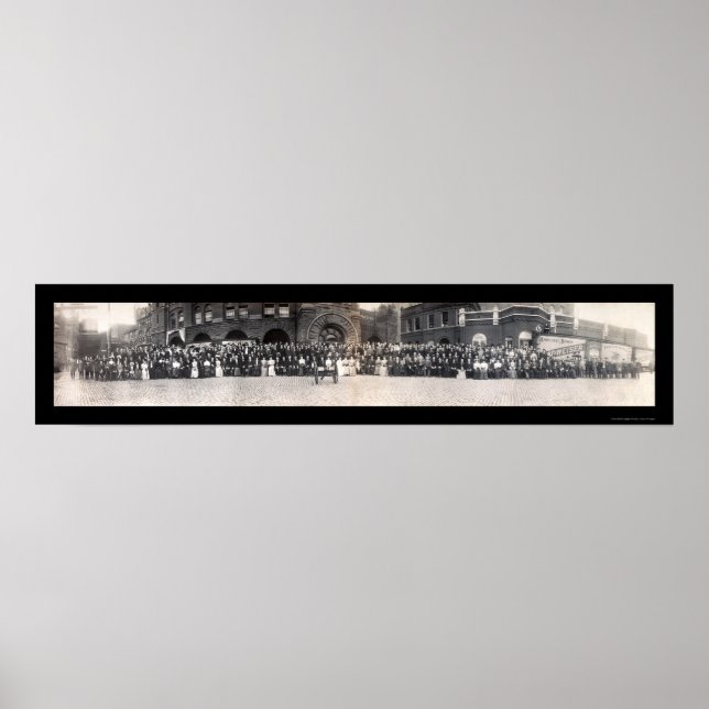 Bankers & Budweiser Photo 1906 Poster (Framsidan)