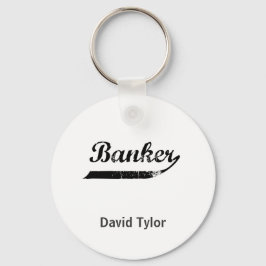 Bankers typografi nyckelring