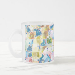 Bankertasse mit Geldscheinen Frostad Glasmugg