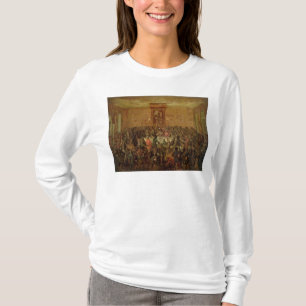 Bankett som ges i heder av Louis XIV av Tee