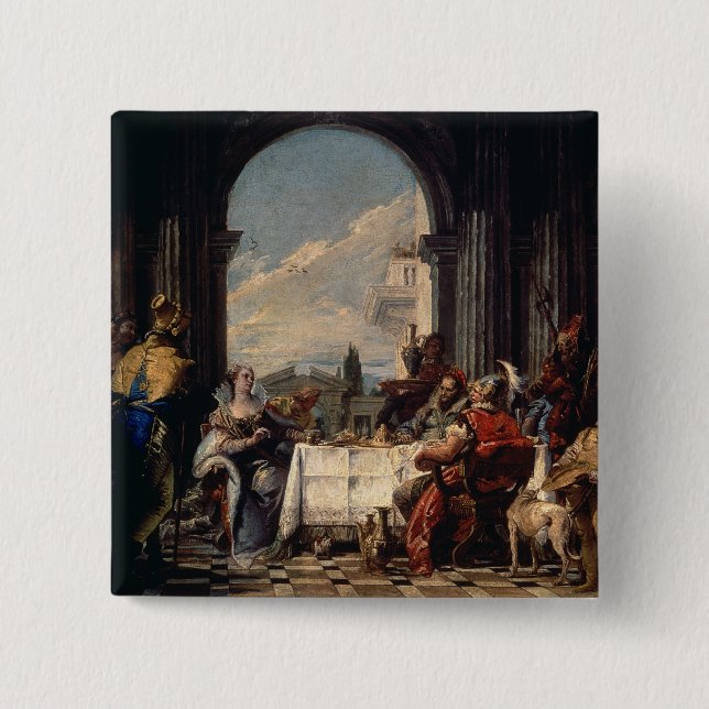 Banketten av Anthony och Cleopatra, c.1744 (olja Knapp (Framsida)