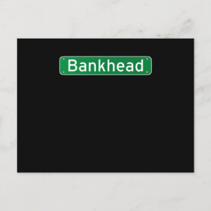 Bankhead Atlanta Georgia Street Sign Vykort