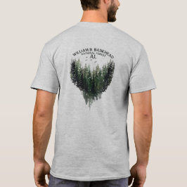 Bankhead National Forest Watercolor Treeline Tee