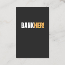 BANKHER! TIDSBESTÄLLNING KORT