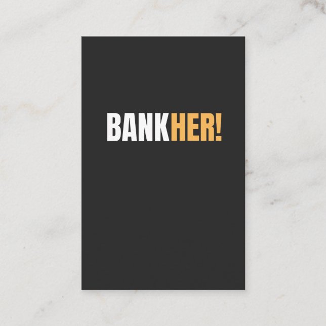 BANKHER! TIDSBESTÄLLNING KORT (Framsida)