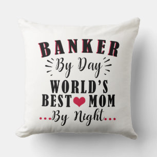 bankir per dag världens bästa mamma per nattbankir kudde