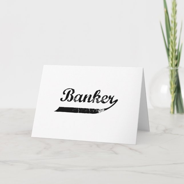 Bankir typografi helgkort (Framsida)