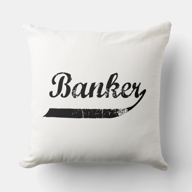Bankir typografi kudde (Framsida)