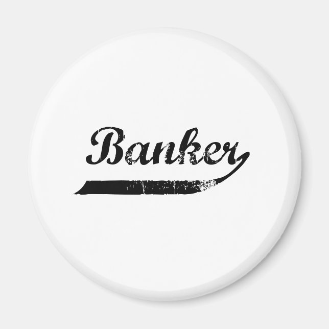 Bankir typografi magnet (Framsidan)
