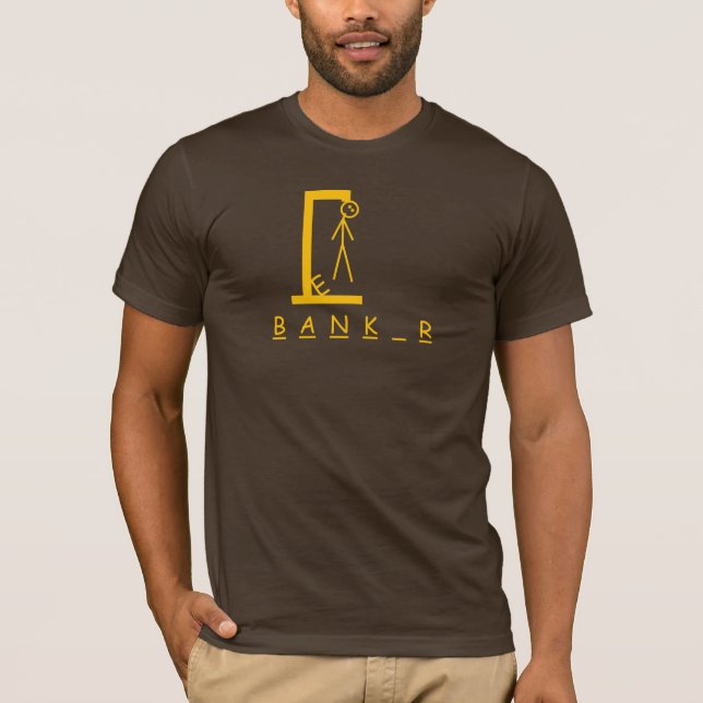 bankirbödel t shirt (Framsida)