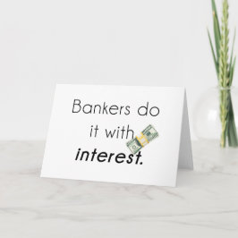 Bankirer gör det! helgkort