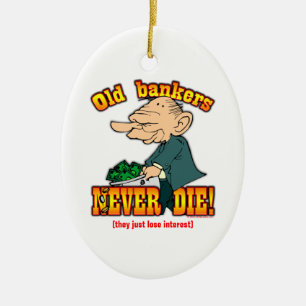 Bankirer Julgransprydnad Keramik