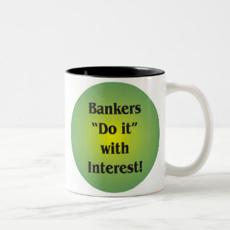 Bankirer Två-Tonad Mugg