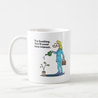 Bankkvinna Kaffemugg