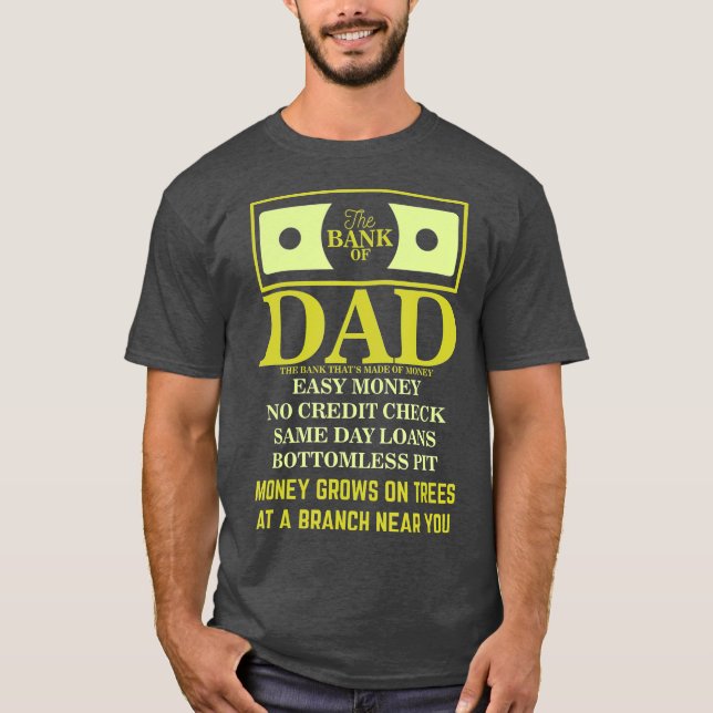 Banklån till Pappa utan bottenlösa krediter från f T Shirt (Framsida)