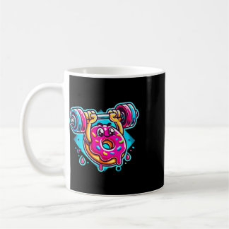 Bänkpress Donut Viktlyftning Bodybuilding Fitne Kaffemugg