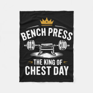 Bänkpressövning Bodybuilding Fitness Träning  Fleecefilt
