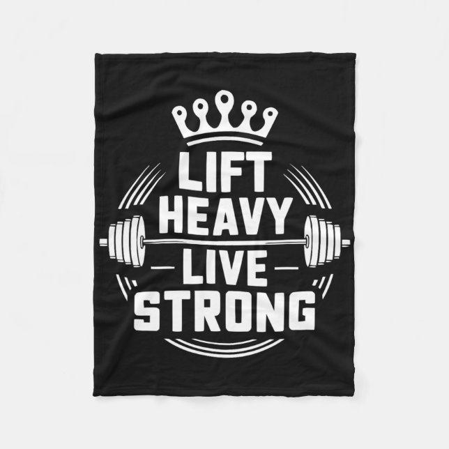Bänkpressövning Bodybuilding Fitness Träning  Fleecefilt (Framsidan)