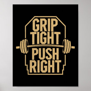 Bänkpressövning Bodybuilding Fitness Träning Poster