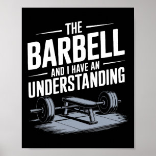 Bänkpressövning Bodybuilding Fitness Träning Poster