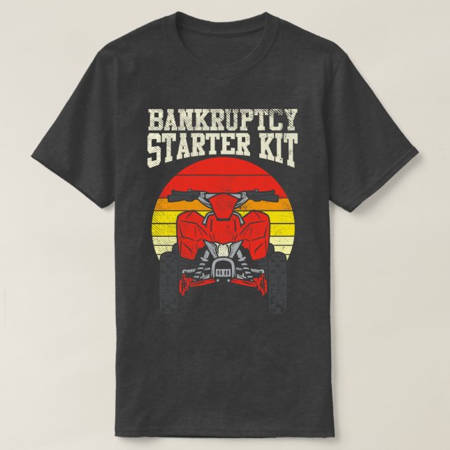 Bankruptcy Starter Kit T Shirt (Design framsida)