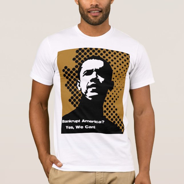 BANKRUTTT AMERIKA - JA KAN VI T SHIRT (Framsida)