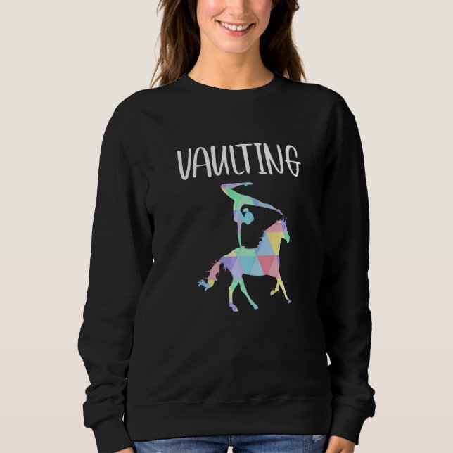 Bänkryttare Equestrian Voltige   T Shirt (Framsida)